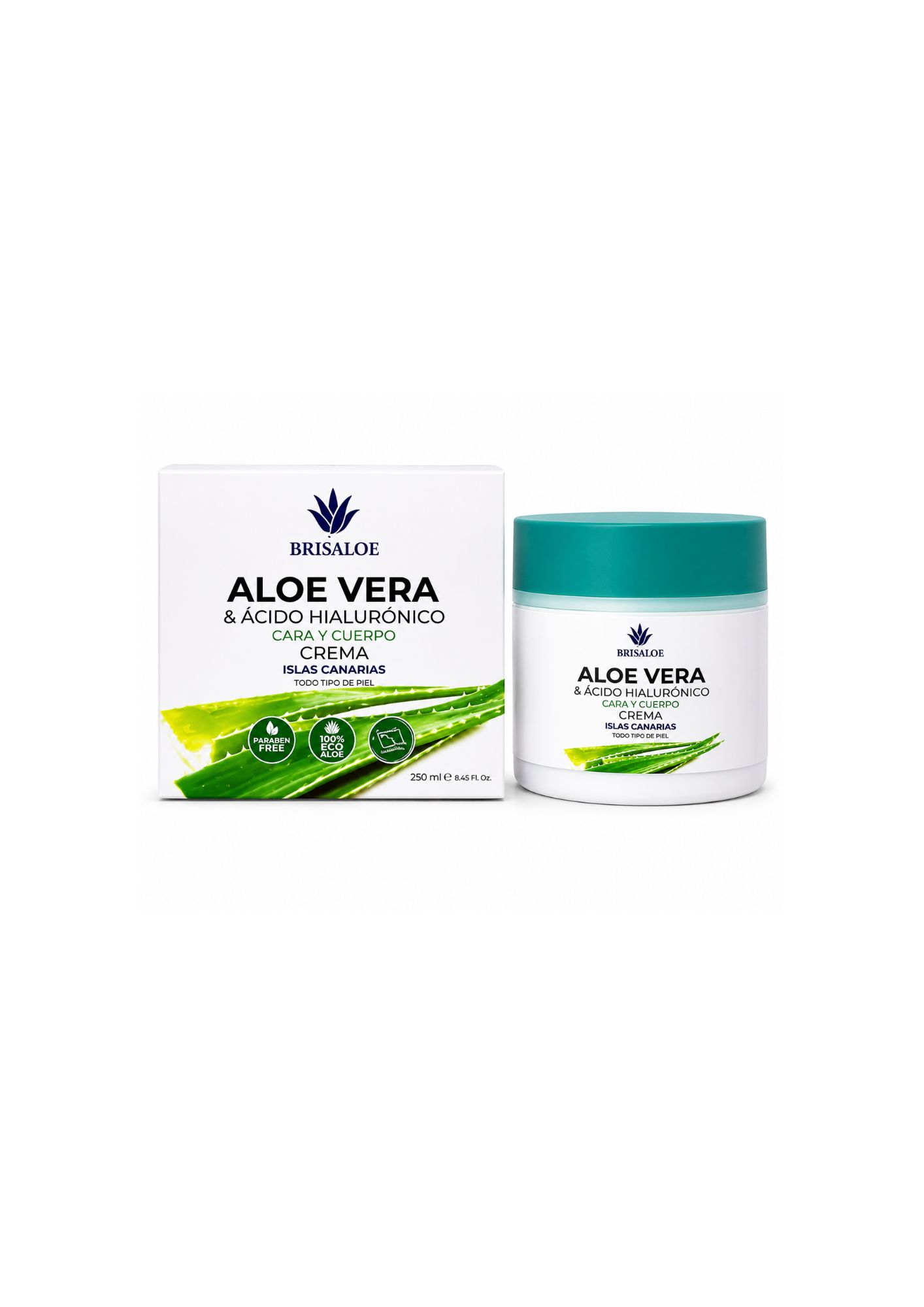 Aloe vera & hyaluronic acid cream 250 ml